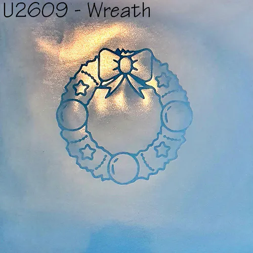 ibicci Wreath Christmas PYO mesh stencil